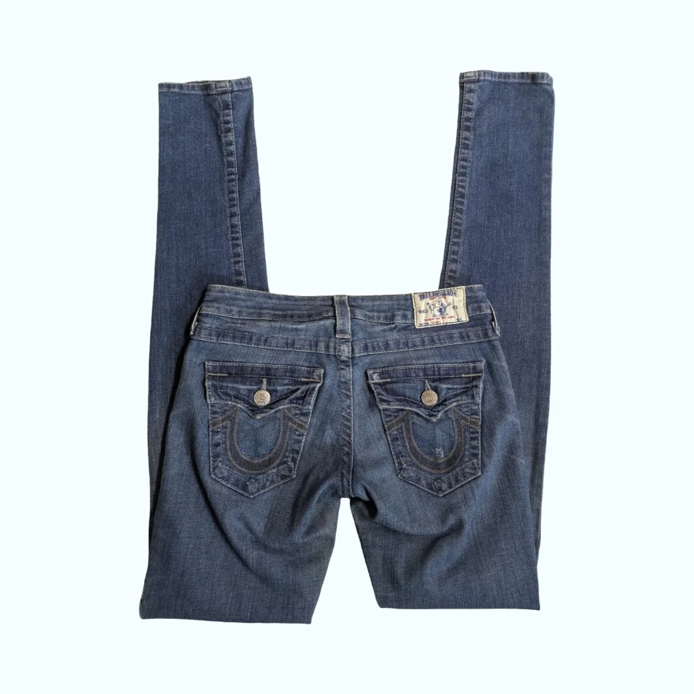 Y2K Skinny Jeans - True Religion - Pocket Flap Low Rise Denim - Picture 4 of 11